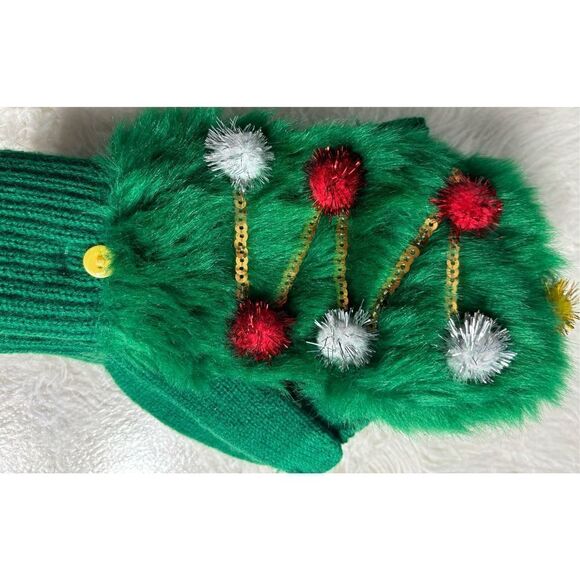 Claire’s Sparkle All the Way Gloves/Mittens - Picture 2 of 3